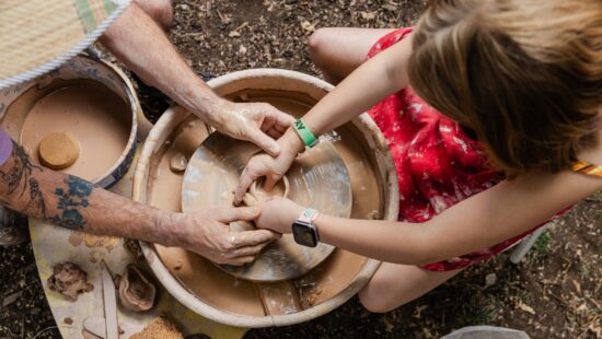 The Wheel Try It Potter Class at Kimball Art Center.
