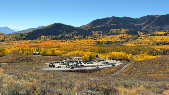 Bonanza Flat Parking lot