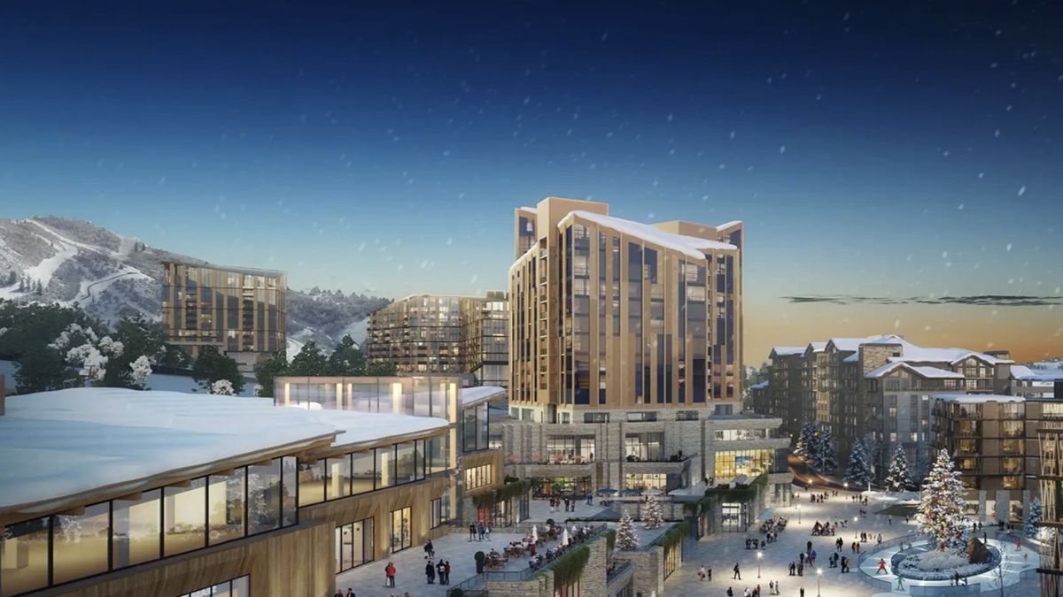 A rendering of the future Deer Valley East Village. At full buildout the Deer Valley East Village and Jordanelle area will see an explosion of growth with more than 6,000 residential units.