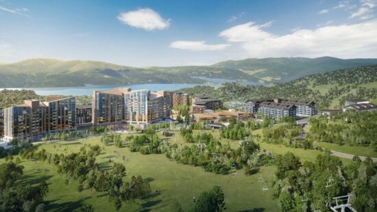 A rendering of the future Deer Valley East Village. At full buildout the Deer Valley East Village and Jordanelle area will see an explosion of growth with more than 6,000 residential units.