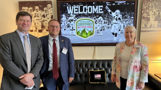 Summit Land Conservancy in Washington D.C. with Cheryl Fox (R) and senior staffers to Utah's Representatives.