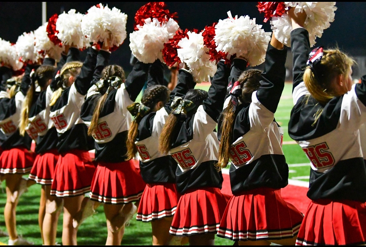 Miners Cheer squad members.