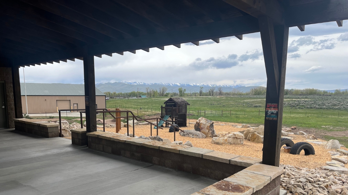 New kids playground at the Oakley Bike Park.