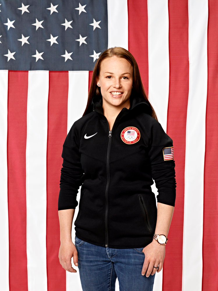 Lindsey Van at the 2014 Olympic Winter Games.