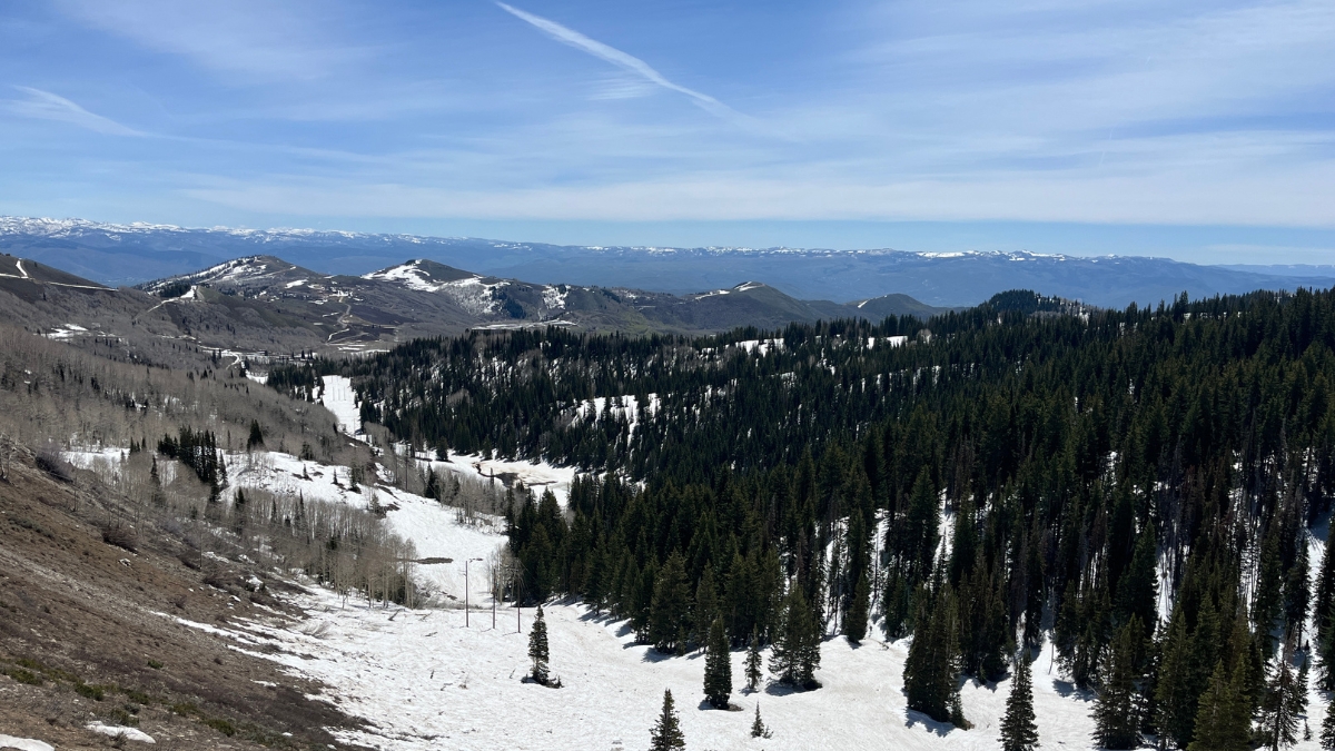 View of Bonanza Flats off Guardsman Pass.