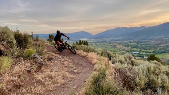 Warm summer nights on the Jordanelle Ridge Trail System.