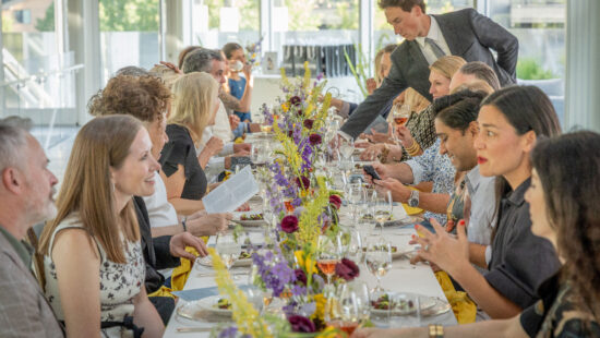 Alpine Distilling’s Master Botanical Distiller Sara Sergent provided inspired cocktail and dessert pairings to complement the evening.