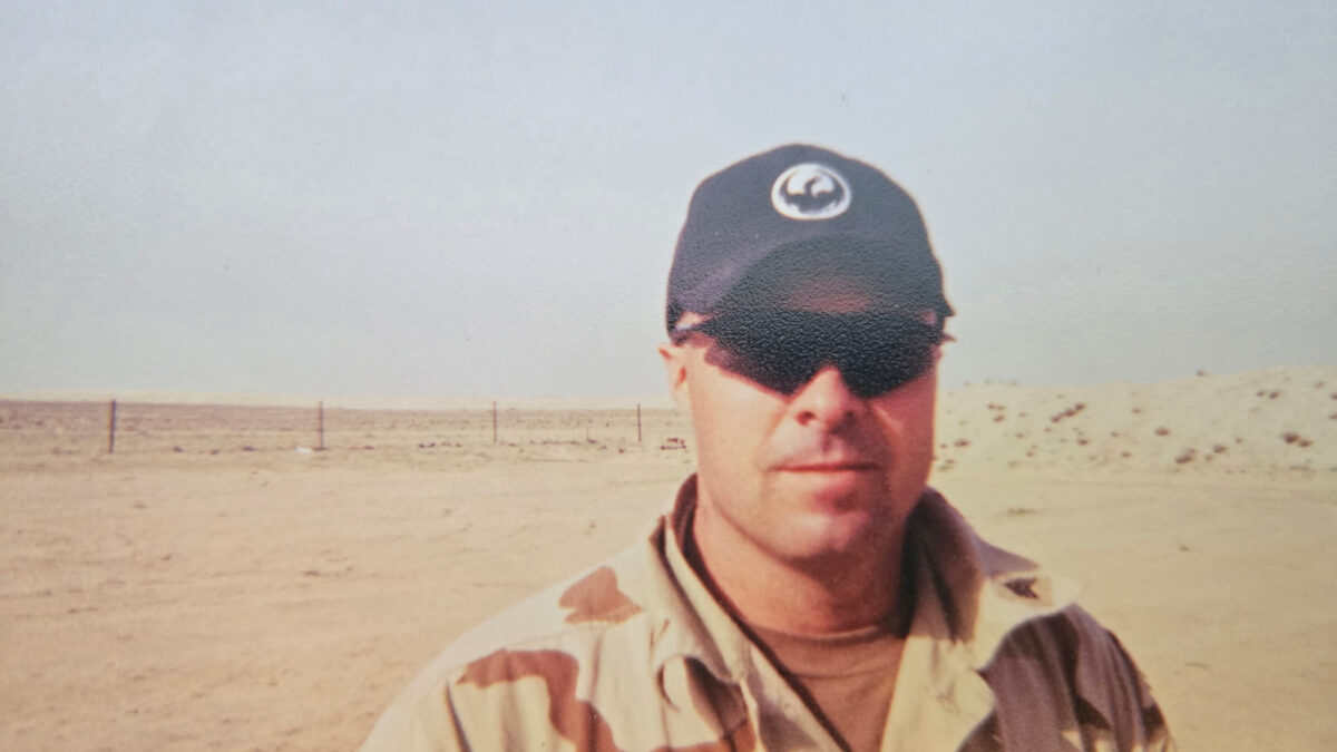 Erick Holmes in Farah, Afghanistan in 2011.