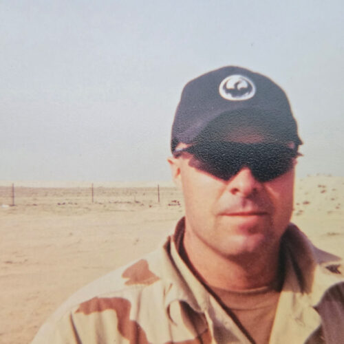 Erick Holmes in Farah, Afghanistan in 2011.