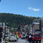 Park City Main Street is closed to all traffic as crews fix a gas leak on Tuesday, June 10.