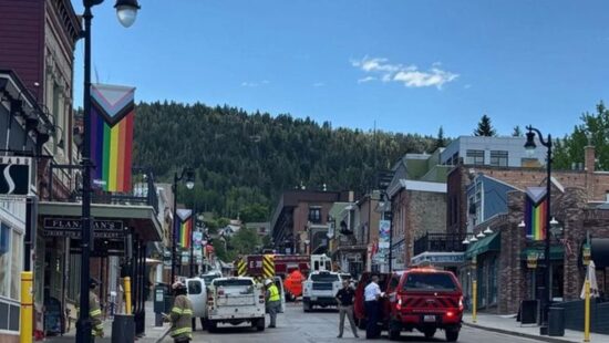 Park City Main Street is closed to all traffic as crews fix a gas leak on Tuesday, June 10.