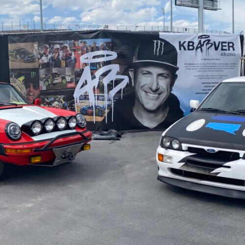 The Ken Block Memorial Tent at SLC X Games.