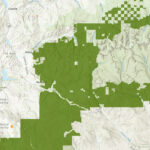 A screenshot of U.S. Forest Service land that would be available for sale if Sen. Mike Lee’s provision passes with the GOP’s budget reconciliation package.