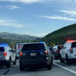 A multi-agency high speed vehicle pursuit which started in Wasatch County came to a stop in Summit County Monday morning.
