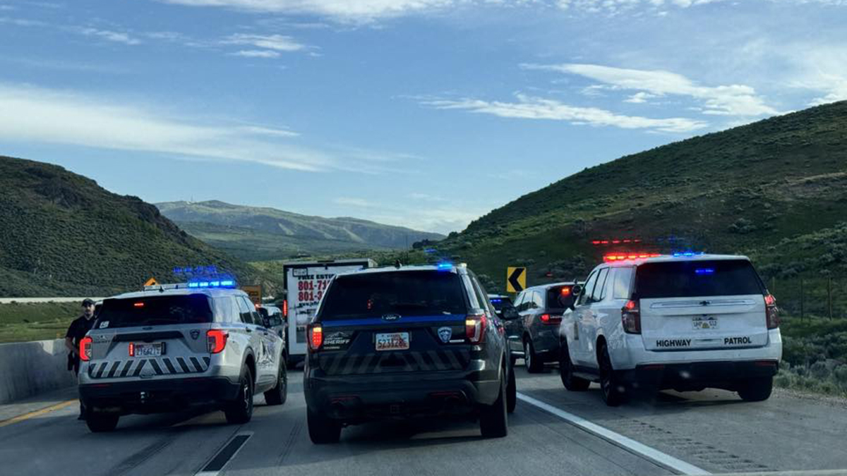 A multi-agency high speed vehicle pursuit which started in Wasatch County came to a stop in Summit County Monday morning.
