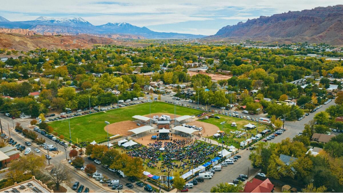 Moab Folk Festival at the Moab City Ballpark.