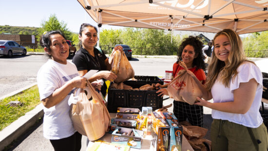Park City mobile food pantry.