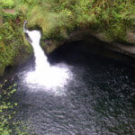 Punchbowl Falls in Oregon.