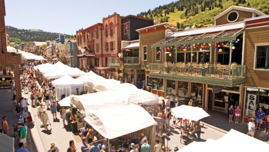 The Kimball Arts Festival on Main Street draws thousands of visitors each year.