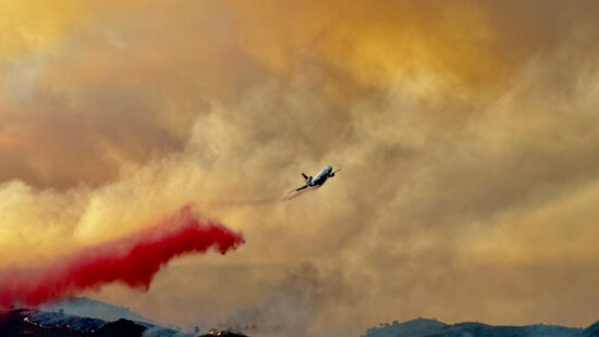 A photo of the Gifford Fire in California.