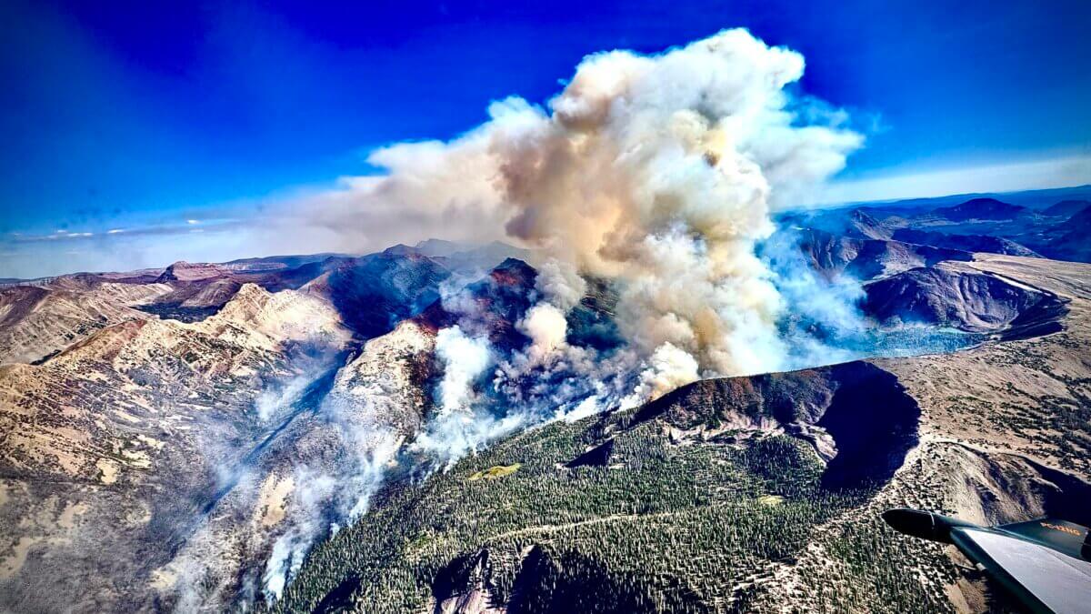 The Beulah Fire is currently 2,953 acres with zero percent containment.