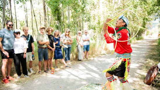 Art on the Trails, sponsored by the Arts Council of Park City & Summit County in partnership with Basin Recreation and Copper Moose Farm Stand