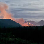 The Beulah Fire spread from an estimated 300-400 acres to 1,500 acres as of Friday morning.