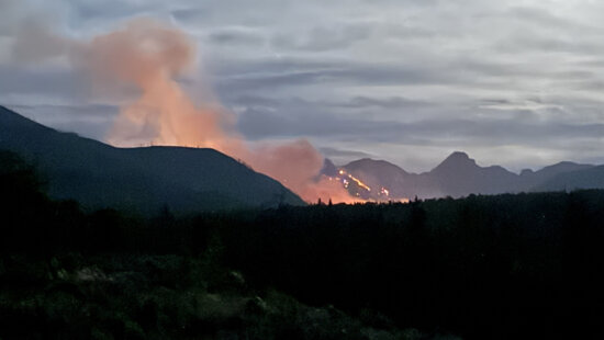 The Beulah Fire spread from an estimated 300-400 acres to 1,500 acres as of Friday morning.