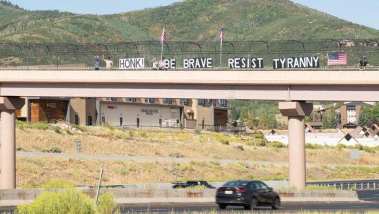 We Believe Park City chapter of the Visibility Brigade on August 16, 2025.