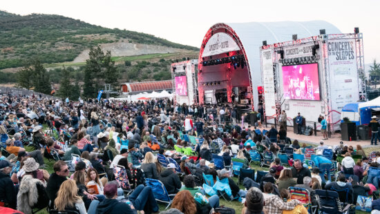 The Spin Doctors perform for a crowd at Park City Mountain in August 2025.