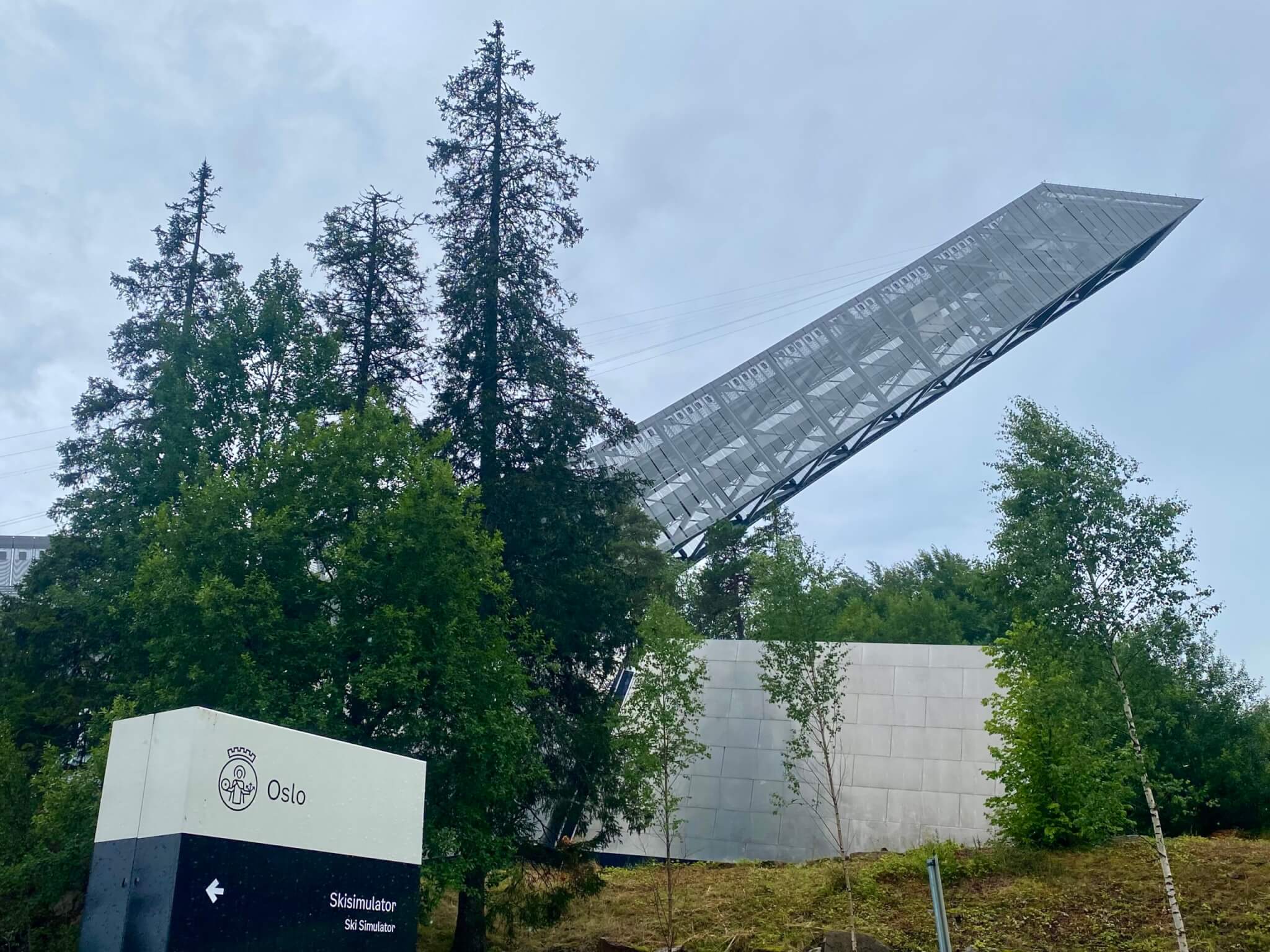 Site of Olympic Museum in Oslo, Norway.