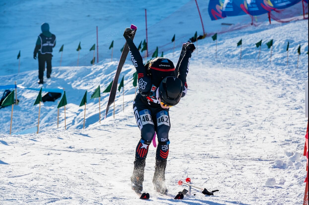 Griffin Briley, skimo