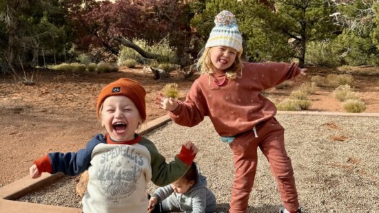 Kiri and his sister Nora.