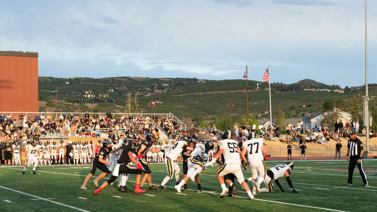 Park City High School’s Dozier Field will host the Miners’ first home football game of the season Friday, Sept. 11, as construction continues on campus.