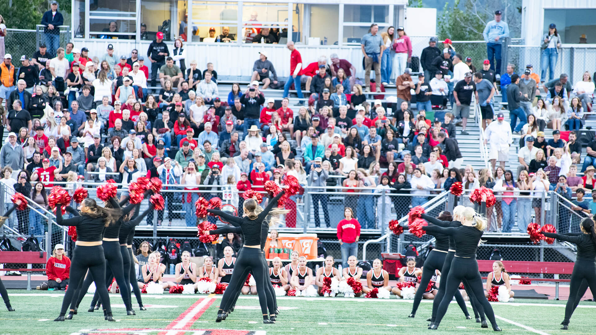 Park City Miners narrow victory against the Wasatch Wasps, 28-23, at Dozier Field, Park City High School