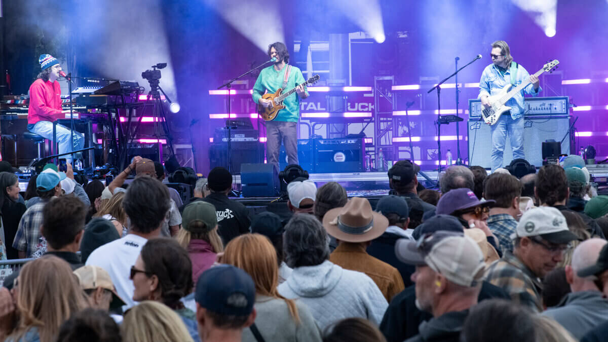 Jam band Goose plays during the headline act at Park City Song Summit 2025.