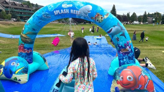 Summer Slide Party at the PC Library.