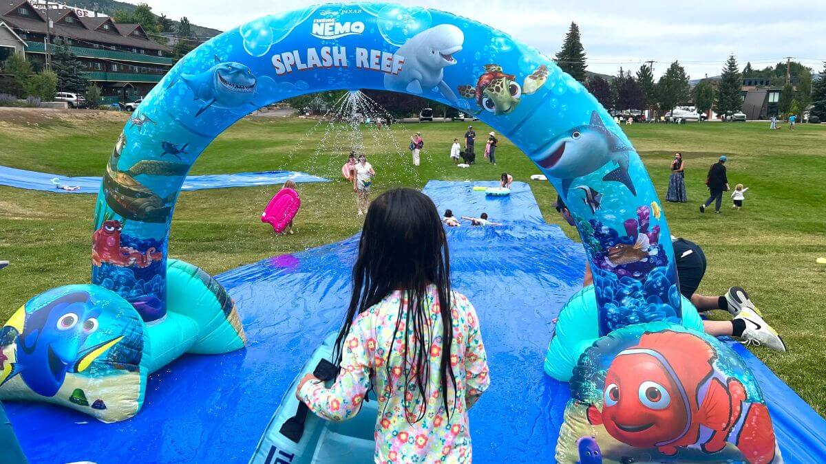 Summer Slide Party at the PC Library.