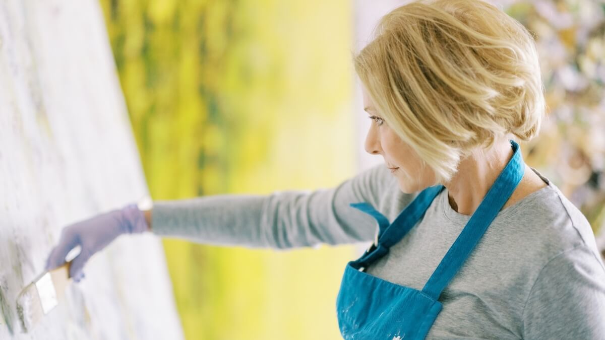 Susan Swartz in her studio.