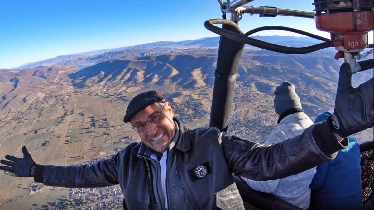 Will Drummer, the founder and owner of Skywalker Balloon Company.