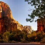 Zion National Park in the fall.