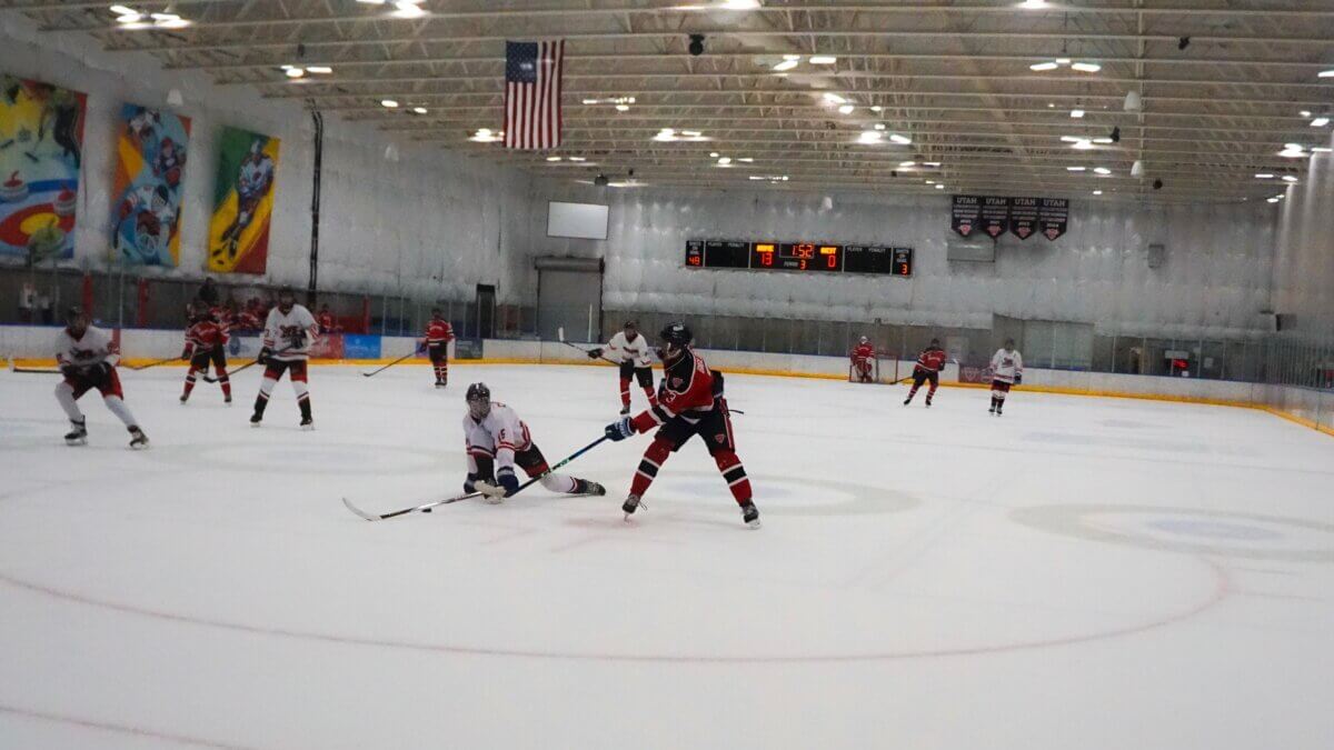 Park City Ice Miners Red Team hockey home game against UCI-North on Wed. at the Ice Arena.