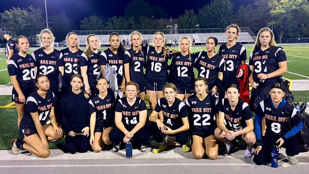 Park City High School Miners Club Girls Flag Football's historic first game.