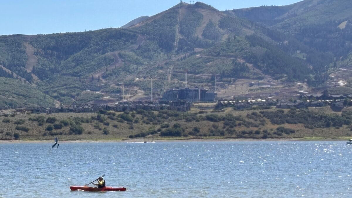 The Jordanelle Reservoir.