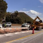 Road crews have begun removing the median on SR 224 as part of the BRT construction.
