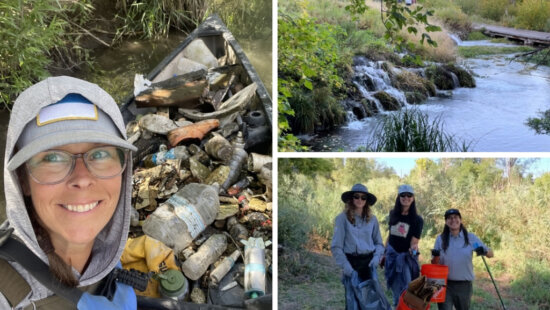 Volunteers remove trash from Utah’s rivers and trails during Pack It Out Utah, the statewide cleanup effort held each September. Since 2020, participants have collected more than 35,000 pounds of debris to help protect waterways and wildlife.