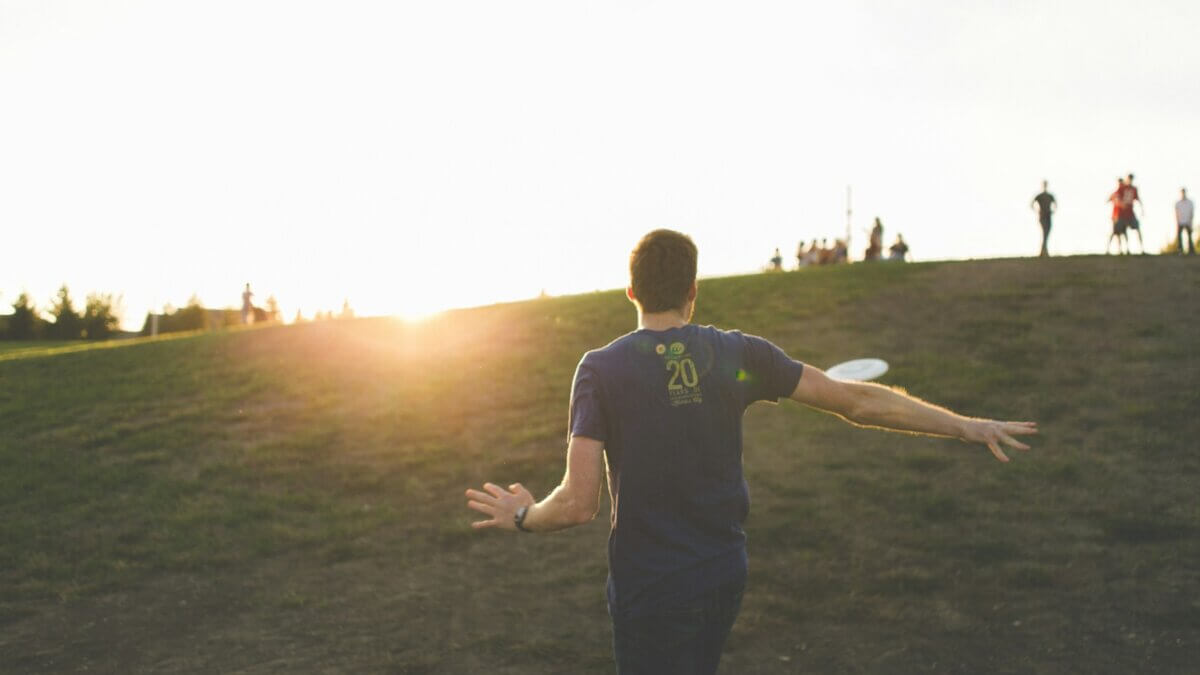 Sunset, adult Frisbee in the Park now available.