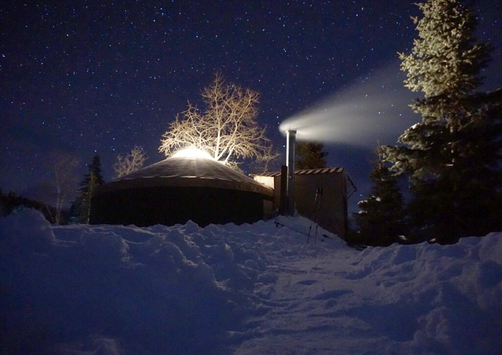 TUNA Uinta yurt.