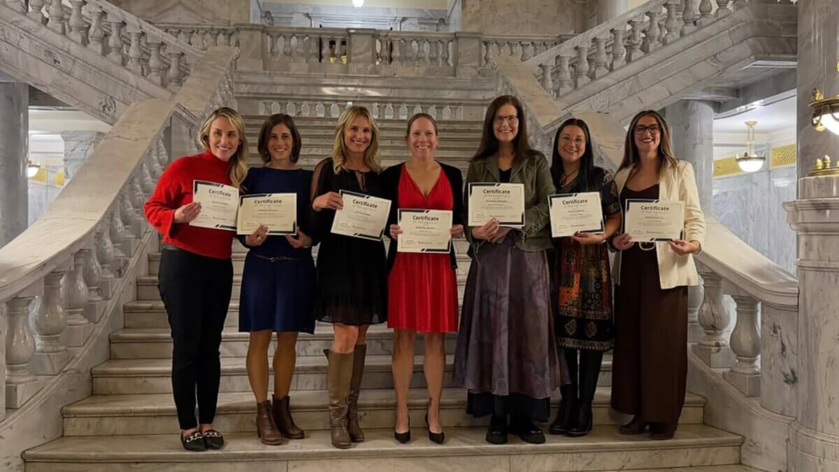 Third-grade educators from McPolin and Jeremy Ranch Elementary Schools were honored at the Utah State Capitol for leading the state in literacy achievement. Park City School District ranked first among Utah’s public school districts for third-grade reading proficiency, with 69% of students reading on grade level. Teachers from Trailside and Parley’s Park Elementary Schools were also recognized but unable to attend the ceremony.