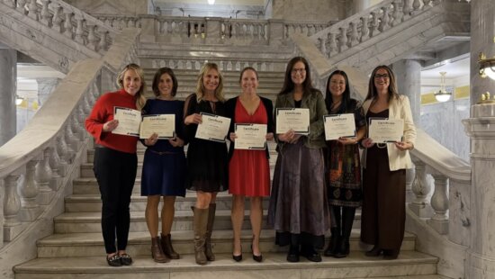 Third-grade educators from McPolin and Jeremy Ranch Elementary Schools were honored at the Utah State Capitol for leading the state in literacy achievement. Park City School District ranked first among Utah’s public school districts for third-grade reading proficiency, with 69% of students reading on grade level. Teachers from Trailside and Parley’s Park Elementary Schools were also recognized but unable to attend the ceremony.